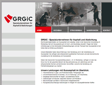 Tablet Screenshot of grgic-gmbh.de